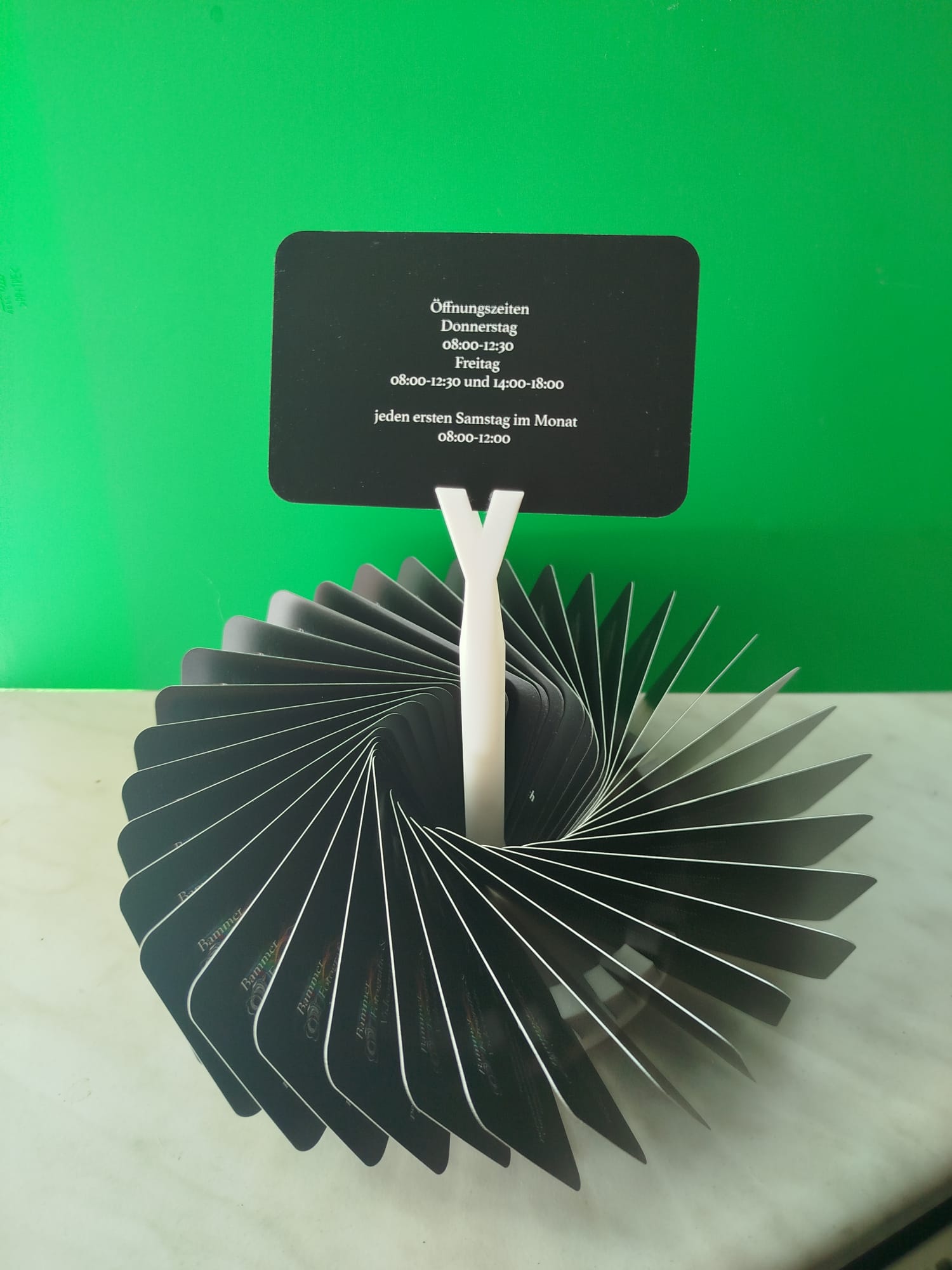 Visitenkarten Halter